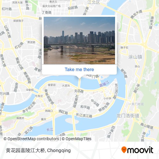 黄花园嘉陵江大桥 map