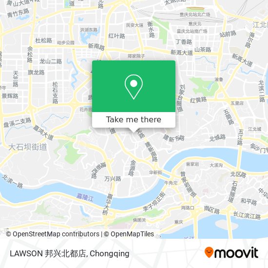 LAWSON 邦兴北都店 map