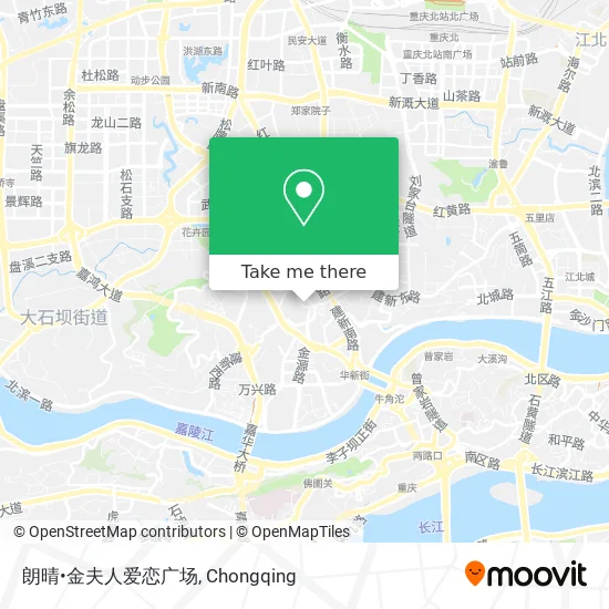 朗晴•金夫人爱恋广场 map