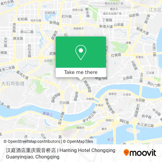 汉庭酒店重庆观音桥店 | Hanting Hotel Chongqing Guanyinqiao map
