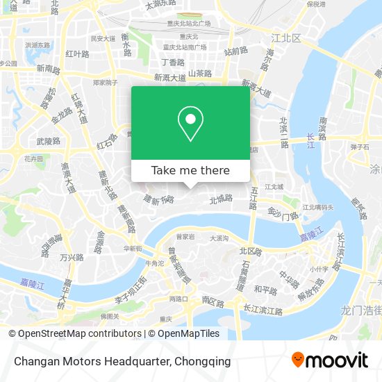 Changan Motors Headquarter map