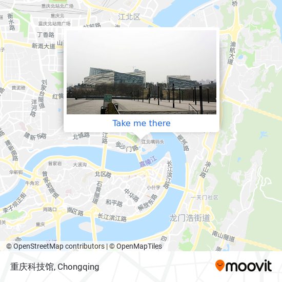 重庆科技馆 map