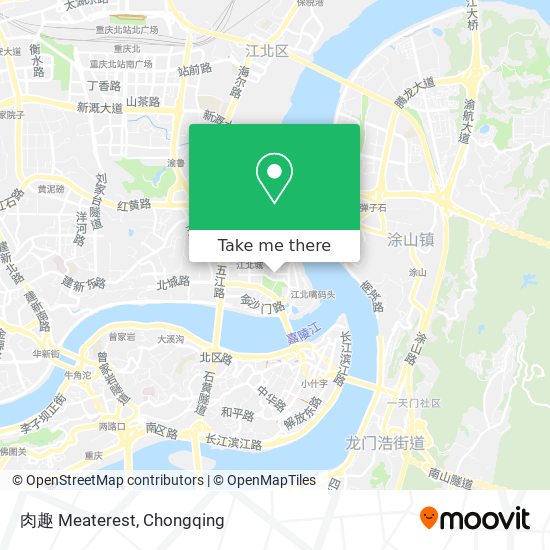 肉趣 Meaterest map