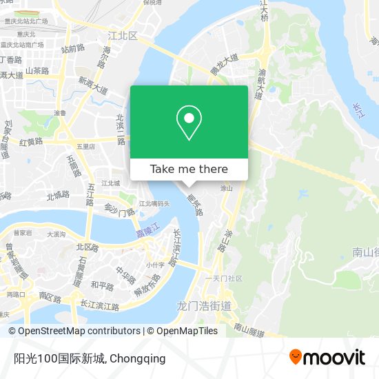 阳光100国际新城 map