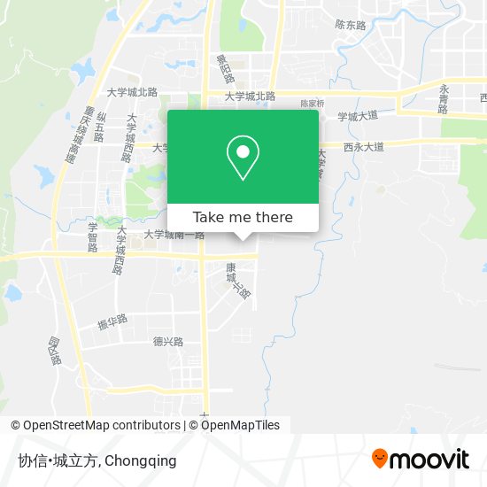 协信•城立方 map