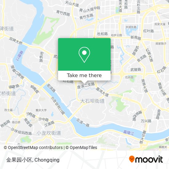 金果园小区 map