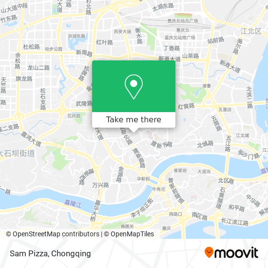 Sam Pizza map