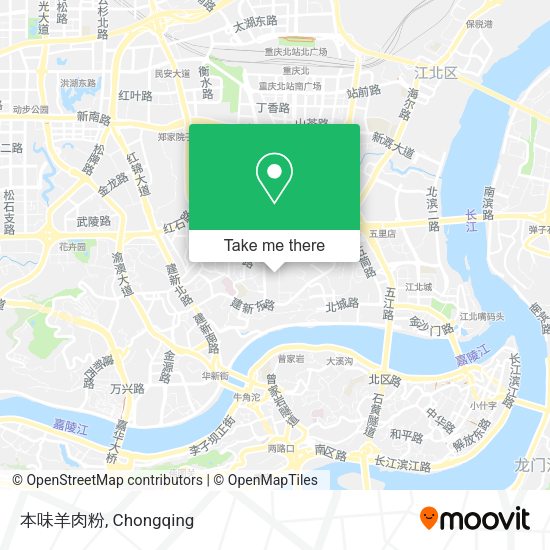 本味羊肉粉 map