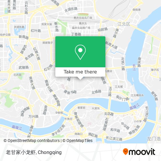 老甘家小龙虾 map
