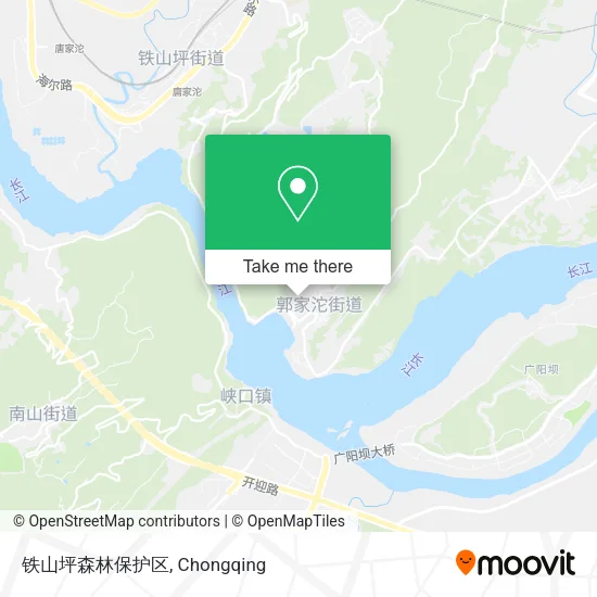 铁山坪森林保护区 map