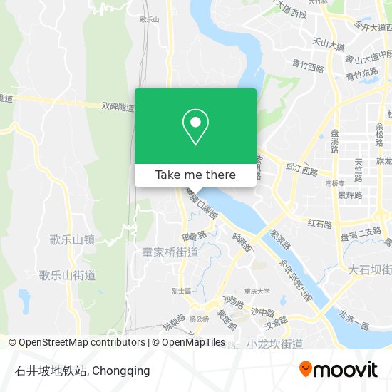 石井坡地铁站 map