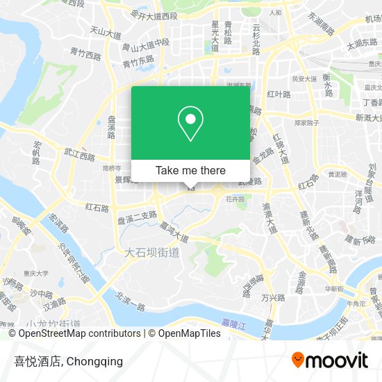 喜悦酒店 map