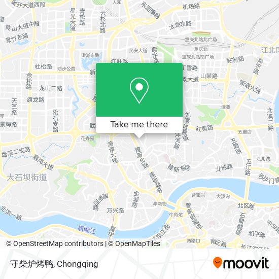 守柴炉烤鸭 map