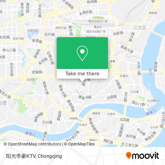 阳光帝豪KTV map