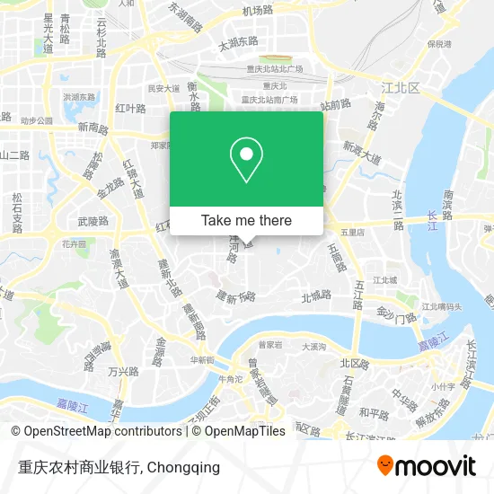 重庆农村商业银行 map
