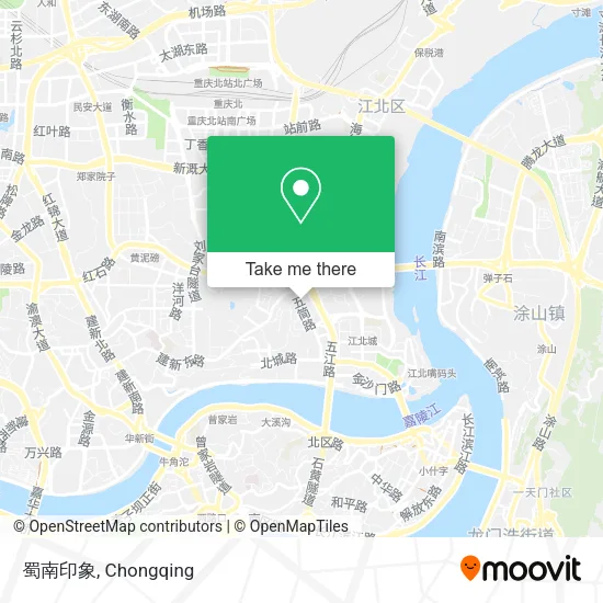 蜀南印象 map
