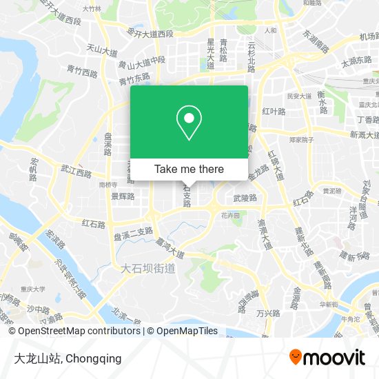 大龙山站 map