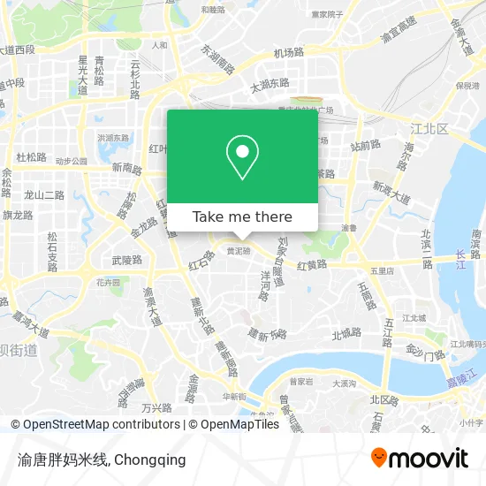 渝唐胖妈米线 map