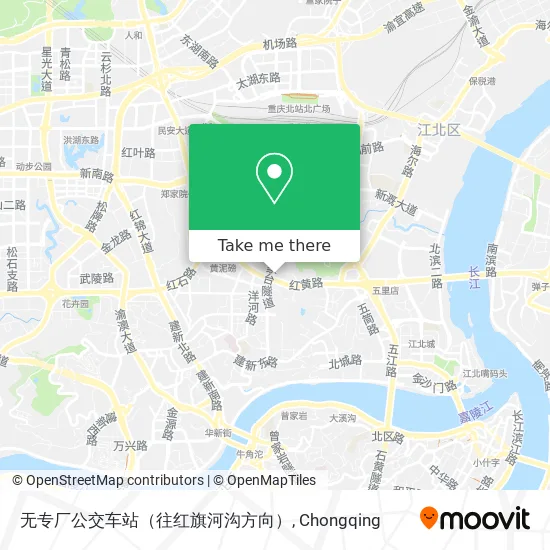 无专厂公交车站（往红旗河沟方向） map