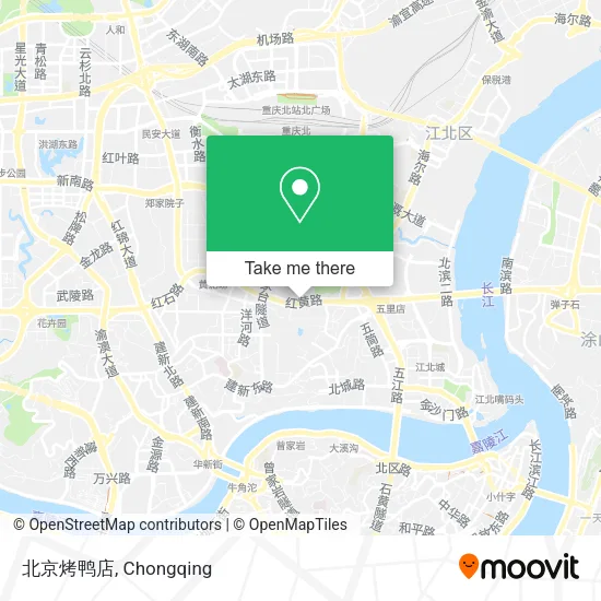 北京烤鸭店 map