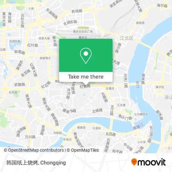 韩国纸上烧烤 map