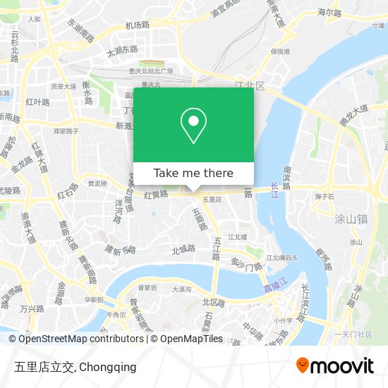 五里店立交 map