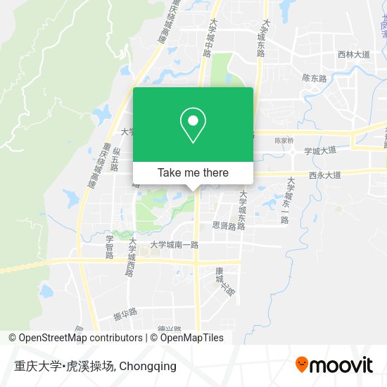 重庆大学•虎溪操场 map