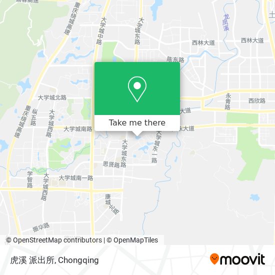 虎溪 派出所 map