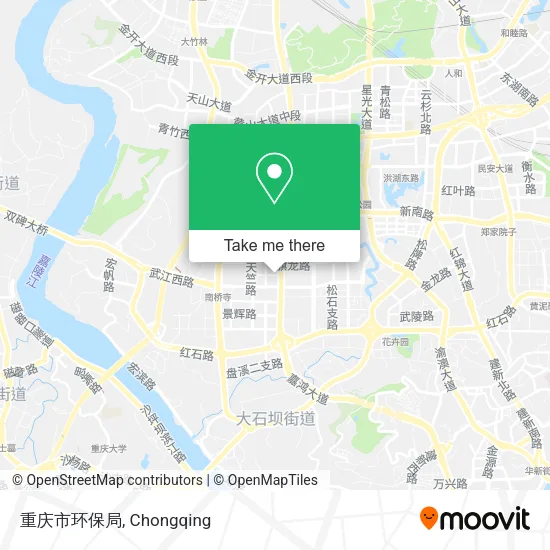 重庆市环保局 map