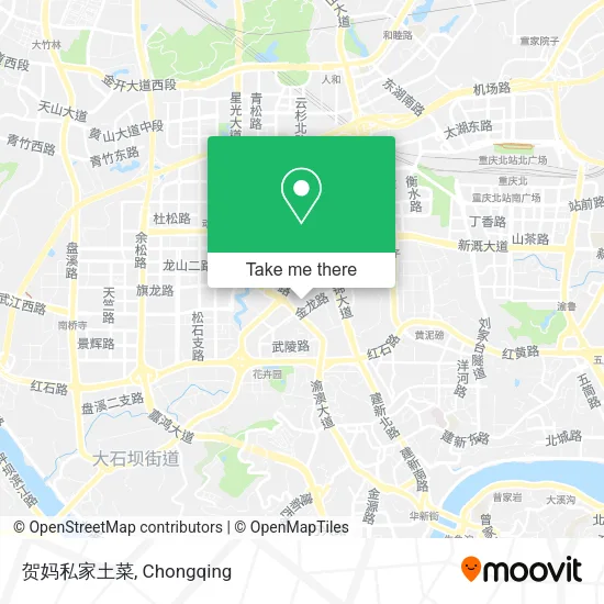 贺妈私家土菜 map