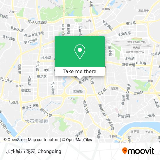 加州城市花园 map