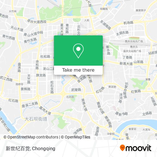 新世纪百货 map