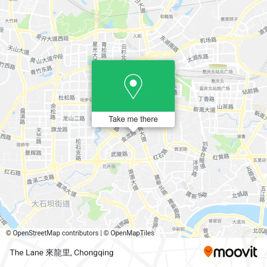 The Lane 來龍里 map