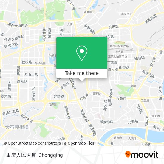 重庆人民大厦 map