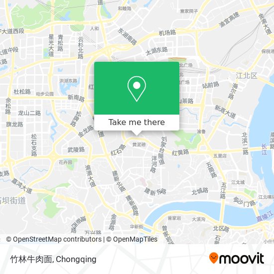 竹林牛肉面 map