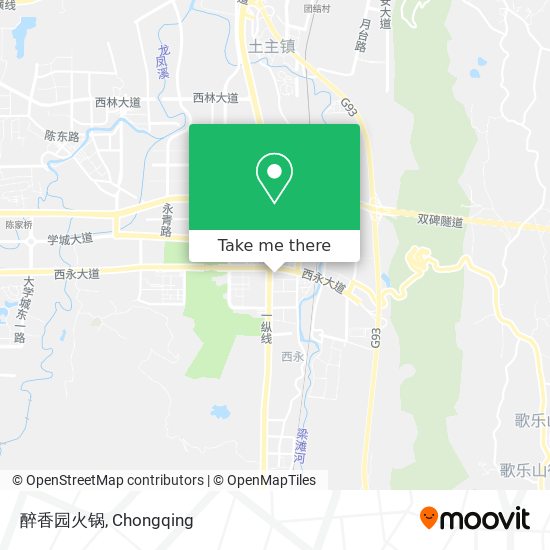 醉香园火锅 map