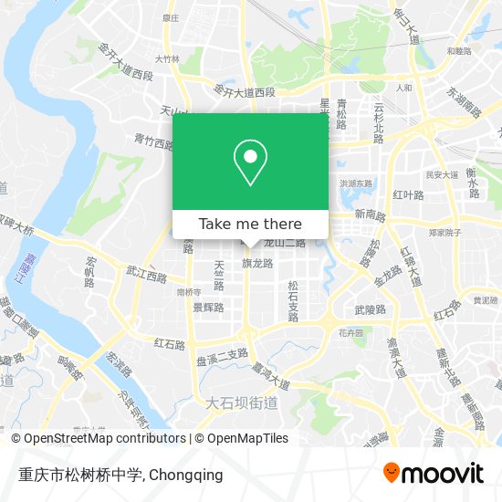 重庆市松树桥中学 map