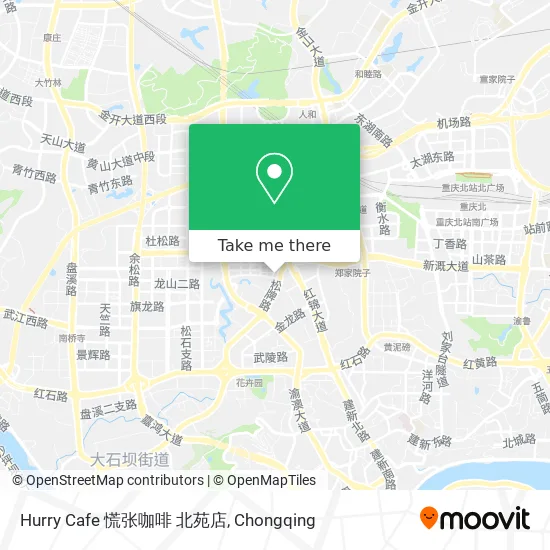 Hurry Cafe 慌张咖啡 北苑店 map
