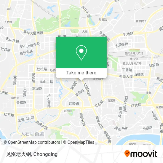 见涨老火锅 map