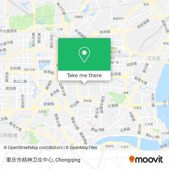 重庆市精神卫生中心 map