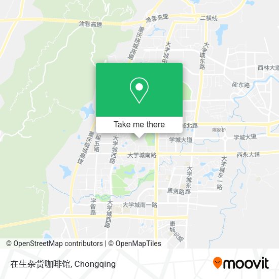在生杂货咖啡馆 map