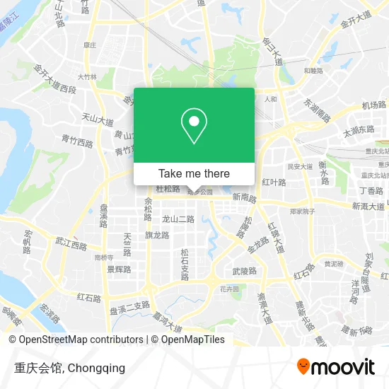 重庆会馆 map