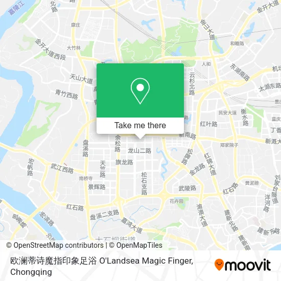 欧澜蒂诗魔指印象足浴 O'Landsea Magic Finger map