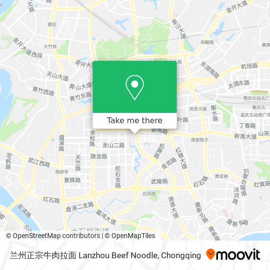兰州正宗牛肉拉面 Lanzhou Beef Noodle map
