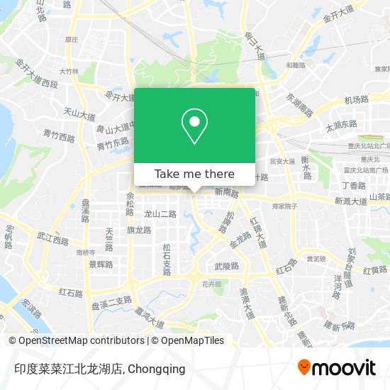 印度菜菜江北龙湖店 map