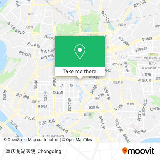 重庆龙湖医院 map