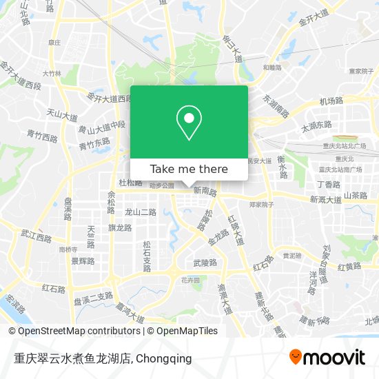 重庆翠云水煮鱼龙湖店 map