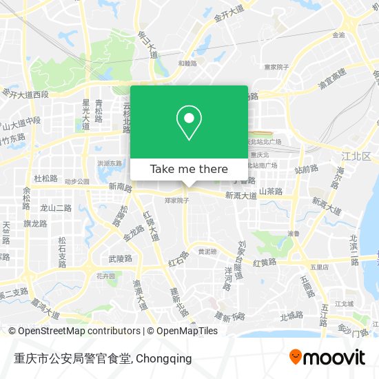 重庆市公安局警官食堂 map