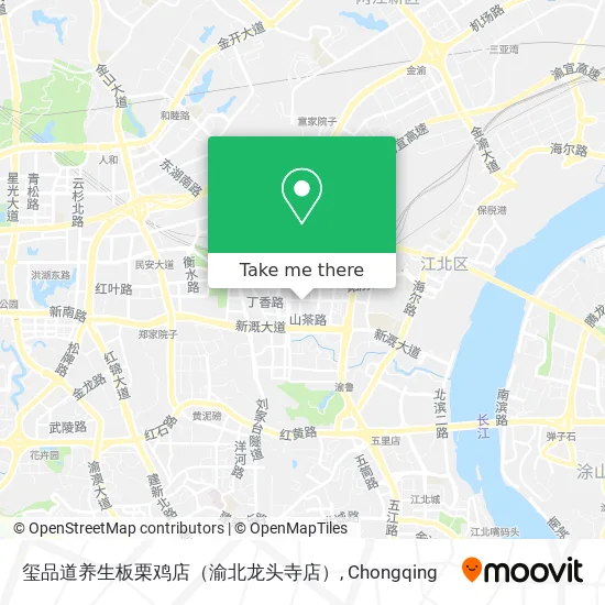 玺品道养生板栗鸡店（渝北龙头寺店） map