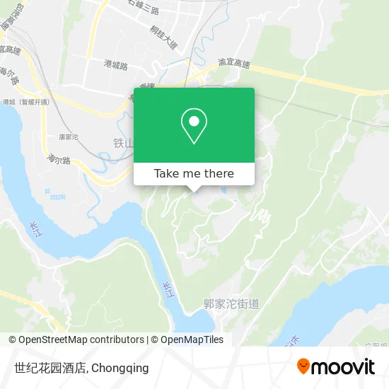 世纪花园酒店 map